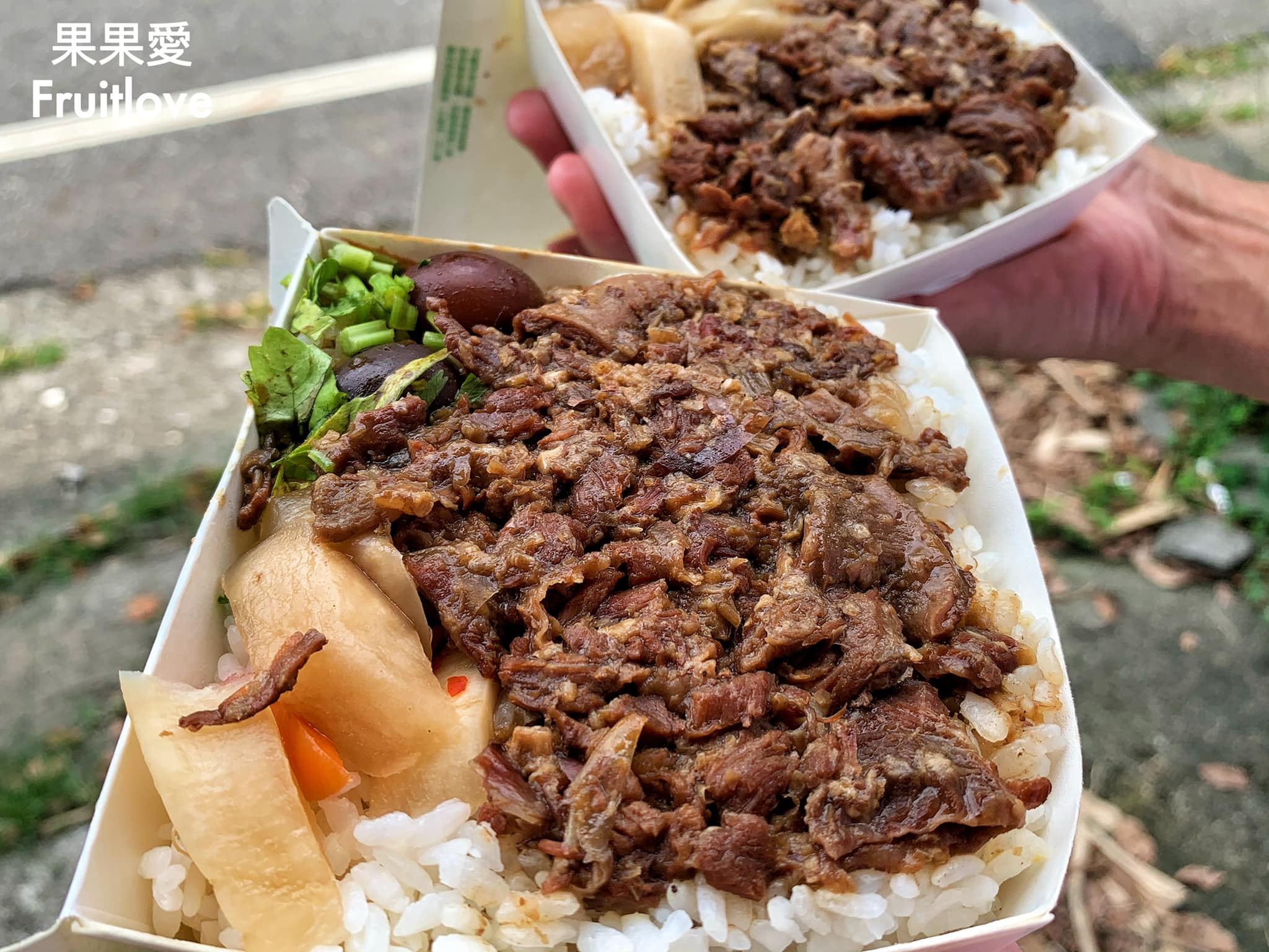 三筒美食 | 招牌牛魯飯，牛肉塊先滷過，再經過大火快炒，吃起來更香更好吃-雲林古坑美食 @果果愛Fruitlove