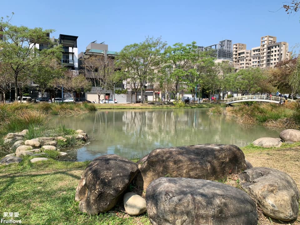 台中大坑景點-廍子公園⟩休閒假日來黃金公園，漫步欣賞黃花風鈴木花海和野餐-寵物友善景點 @果果愛Fruitlove