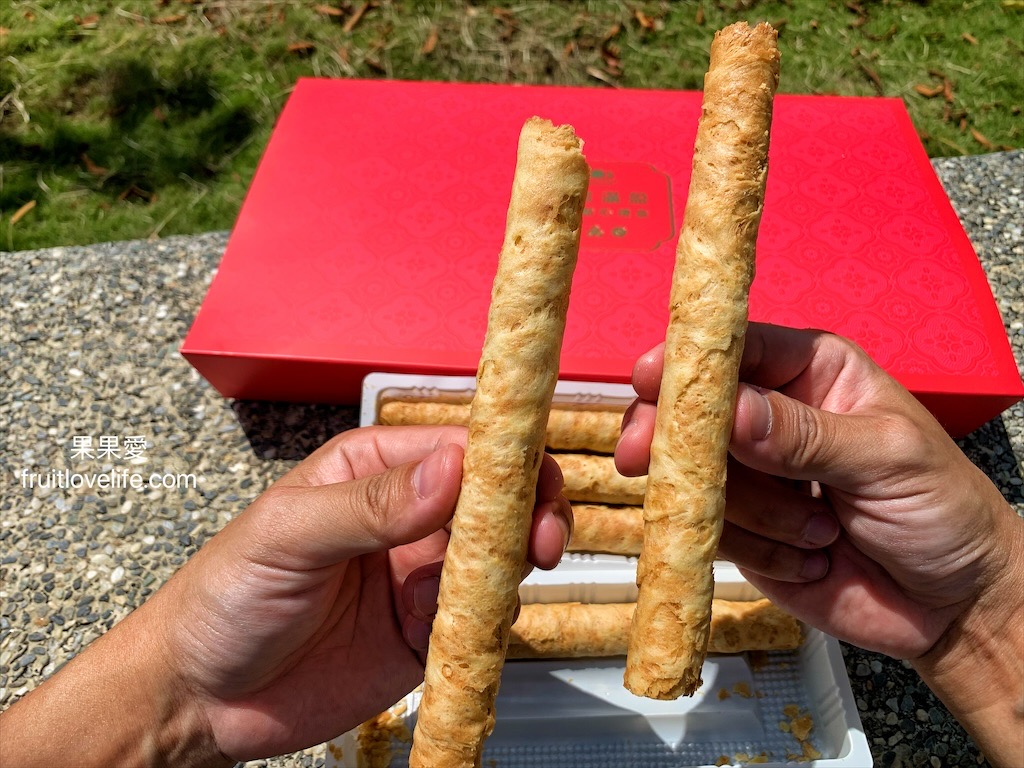 昇田食品⟩彰化社頭伴手禮，不黏牙的麥芽餅，烤過的餅乾香氣加上不甜膩的餡料，讓我們拆了一包還會想繼續吃下包 @果果愛Fruitlove