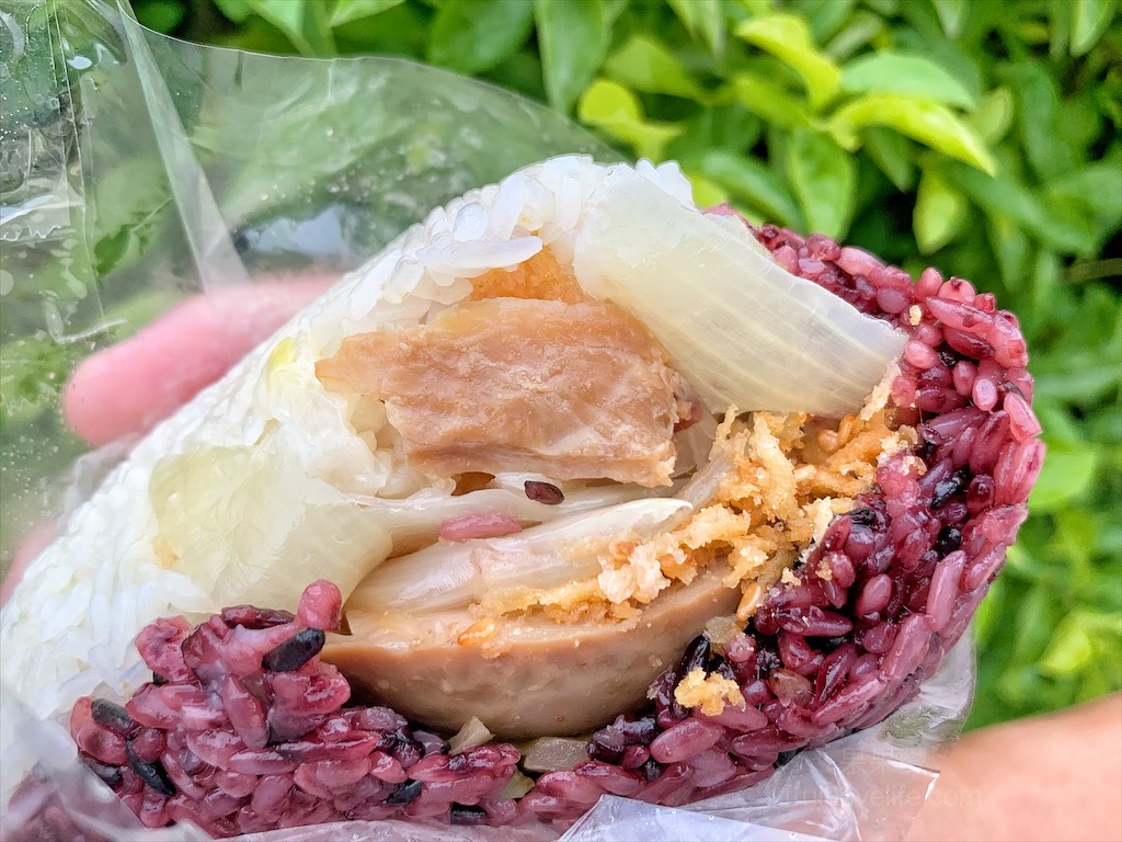 早安飯糰⟩台中烏日早餐，不脹氣的飯糰，多種口味可選擇，一定要在配上一杯清甜的菊花茶 @果果愛Fruitlove