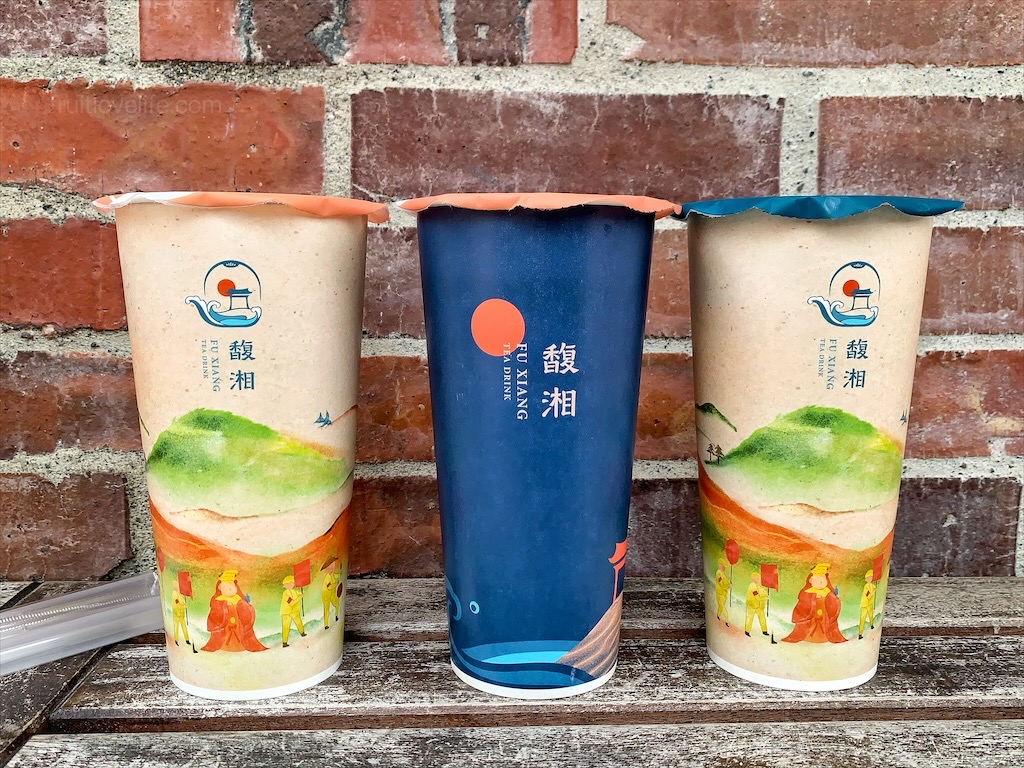 白沙屯馥湘茶飲品⟩白沙屯在地手搖飲料店，手作蕎麥粉粿淡淡的麥香， 口感更是QQ的，獨特又不違和/苗栗通霄美食 @果果愛Fruitlove