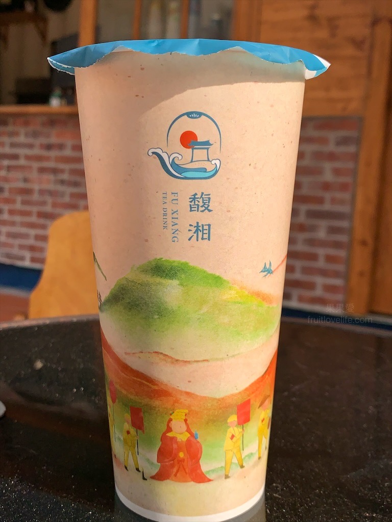 白沙屯馥湘茶飲品⟩白沙屯在地手搖飲料店，手作蕎麥粉粿淡淡的麥香， 口感更是QQ的，獨特又不違和/苗栗通霄美食 @果果愛Fruitlove