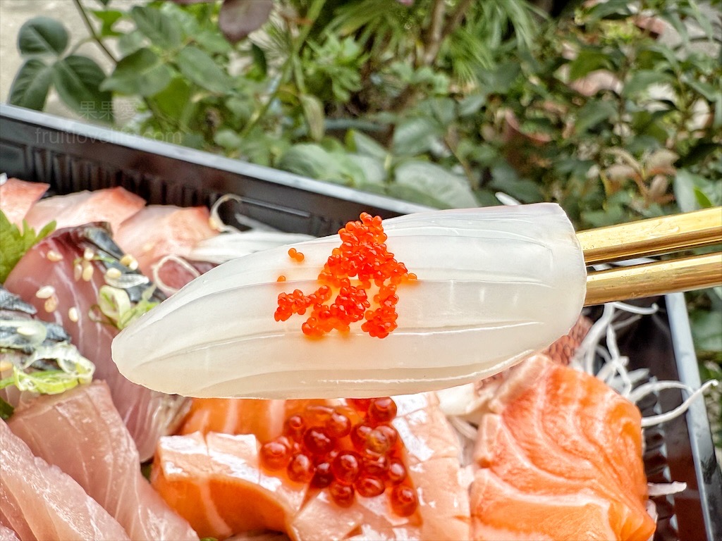 瀧慶水產⟩台中大里生魚片、握壽司、丼飯、烤物，超隱密的生魚片，有許多特殊魚種的生魚片，新鮮、甘甜又超值 @果果愛Fruitlove