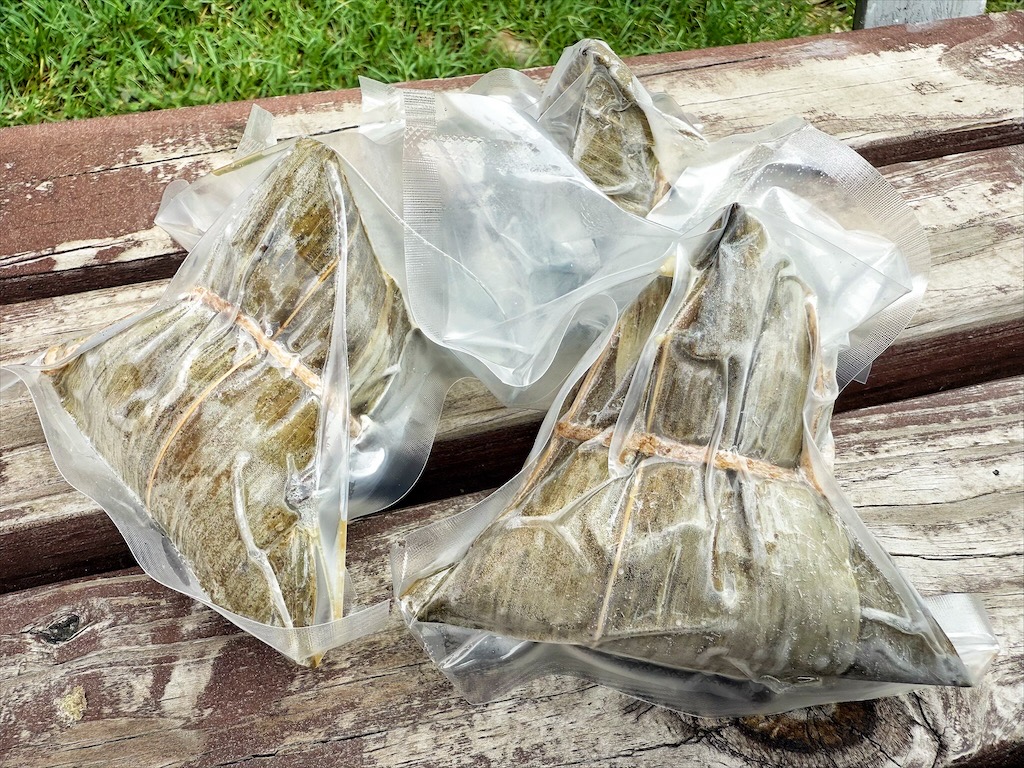 稻湘隆⟩滿滿粽葉香的肉粽，每顆粽子獨立真空包裝設計，想吃多少拆多少，美味不變質 @果果愛Fruitlove