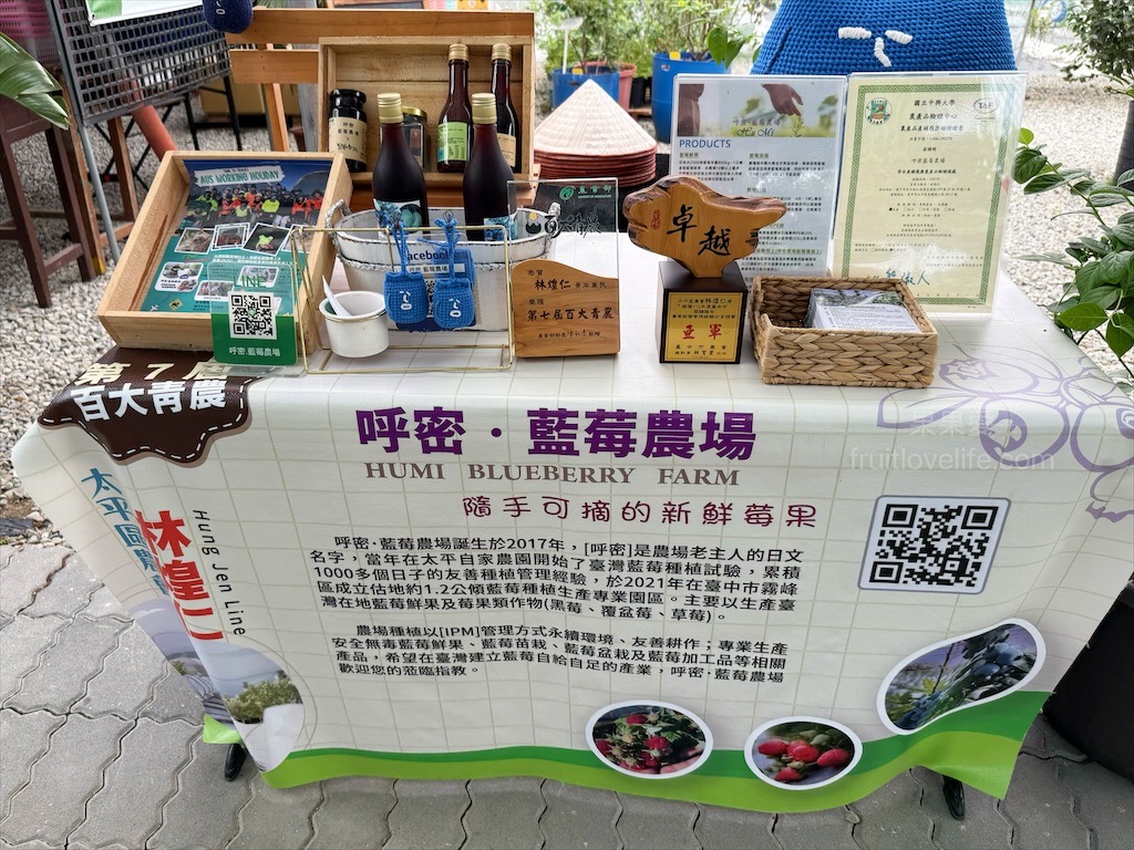 呼密藍莓農場霧峰園區⟩台中霧峰採果趣，親子採藍莓初體驗，農場自製的草莓和藍莓優格冰棒不能錯過 @果果愛Fruitlove