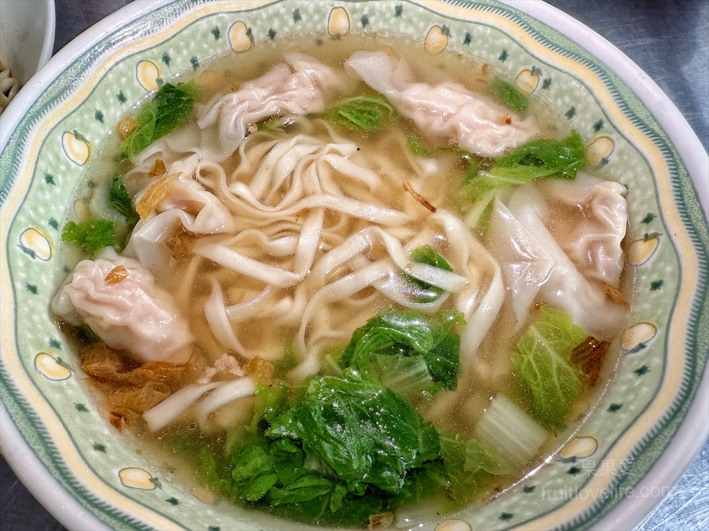 祐福手打餛飩⟩彰化和美小吃，手打的餛飩內餡，好吃Q彈，麻醬麵也是這招牌之一 @果果愛Fruitlove