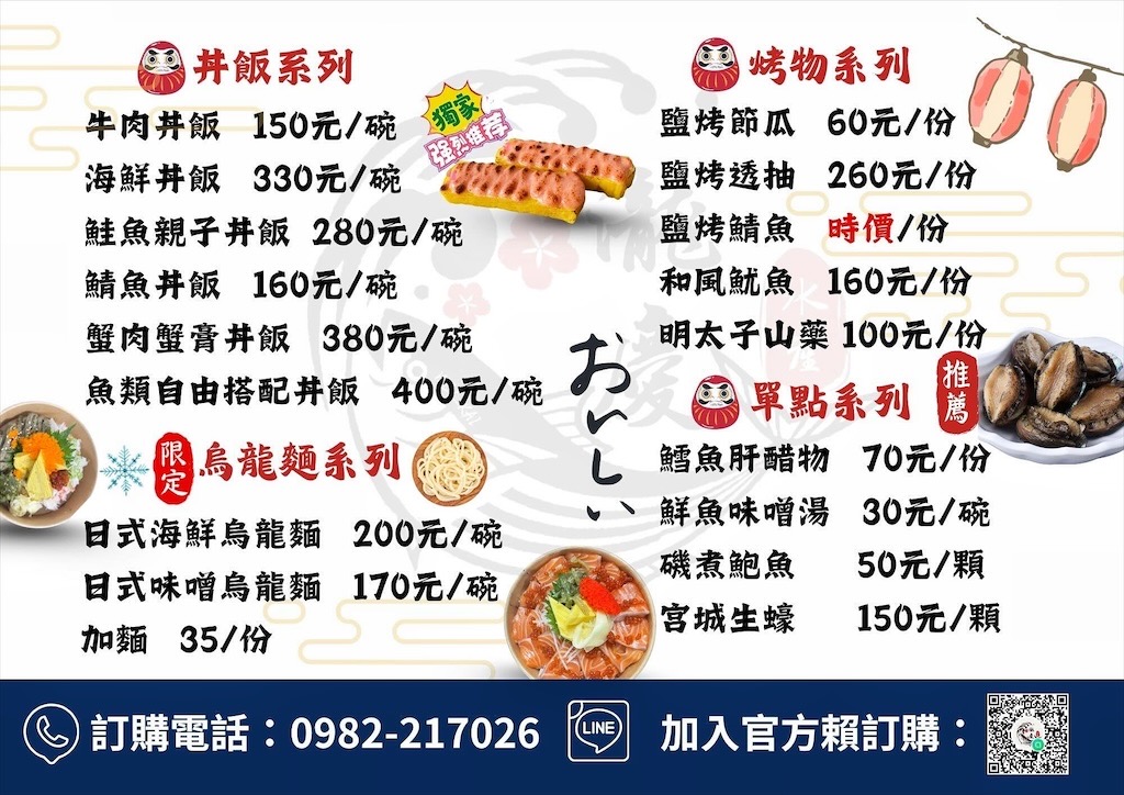 瀧慶水產 | 台中大里生魚片、握壽司、丼飯、烤物，超隱密的生魚片，有許多特殊魚種的生魚片，新鮮、甘甜又超值 @果果愛Fruitlove