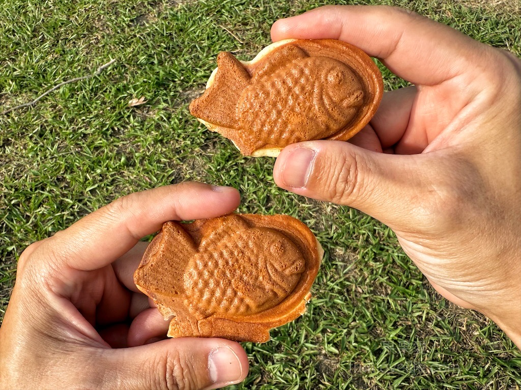 台灣鯛魚燒草屯店 | 南投草屯鯛魚燒，酷比親子運動公園附近下午茶點心，迷你、黑色鯛魚燒，鹹甜口味讓你一次滿足 @果果愛Fruitlove