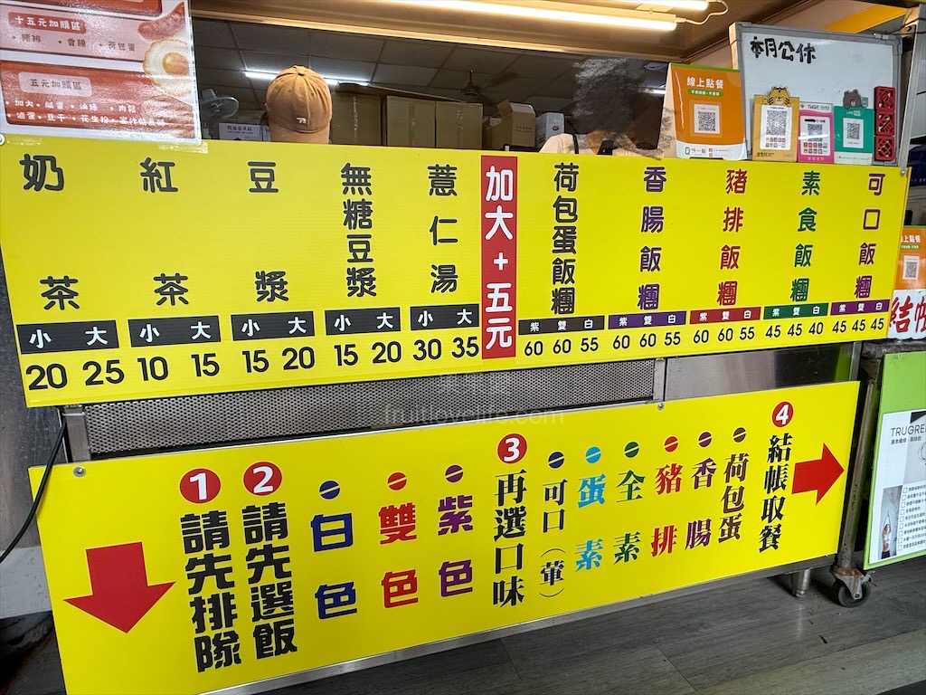 可口飯糰 | 台中大里飯糰，內新黃昏市場旁那顆熱騰騰，米飯粒粒分明又飽滿的飯糰，份量還不小顆 @果果愛Fruitlove