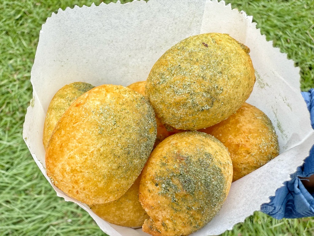 日日地瓜球南屯總店 | 台中南屯地瓜球，南屯老街銅板價下午茶點心，地瓜球外酥內Q，13種口味給你選擇 @果果愛Fruitlove