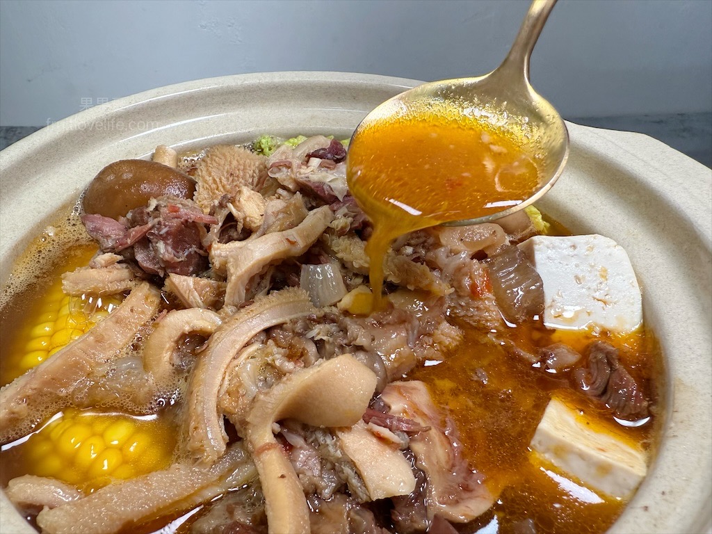 【 i3Fresh愛上新鮮 × 阿基師 】聯名監製｜牛三寶老饕牛肉爐，細火慢熬製成濃郁甘甜湯頭，牛肚、牛筋、牛肉量多，軟嫩Q彈 @果果愛Fruitlove