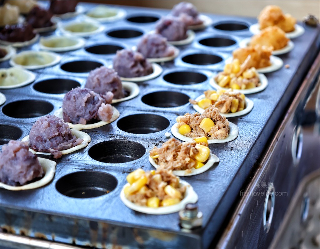 食圓迷你車輪餅 | 台中大里紅豆餅，超萌的迷你一口紅豆餅，餅皮Q軟帶脆，甜而不膩，餡料實在 @果果愛Fruitlove