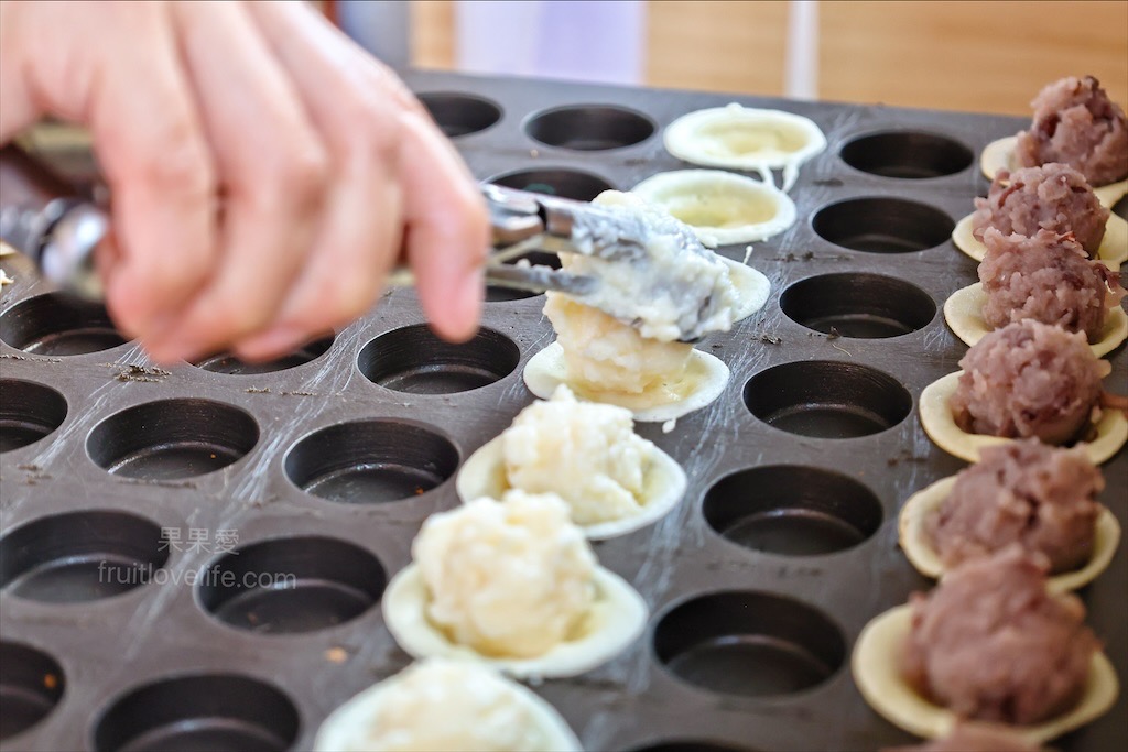食圓迷你車輪餅 | 台中大里紅豆餅，超萌的迷你一口紅豆餅，餅皮Q軟帶脆，甜而不膩，餡料實在 @果果愛Fruitlove
