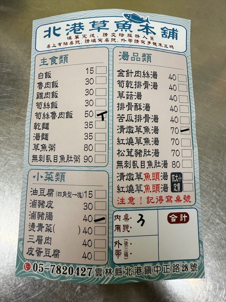 北港草魚本舖|雲林北港早午餐，朝天宮附近的美食小吃，筍絲魯肉飯+草魚湯是推薦的組合 @果果愛Fruitlove