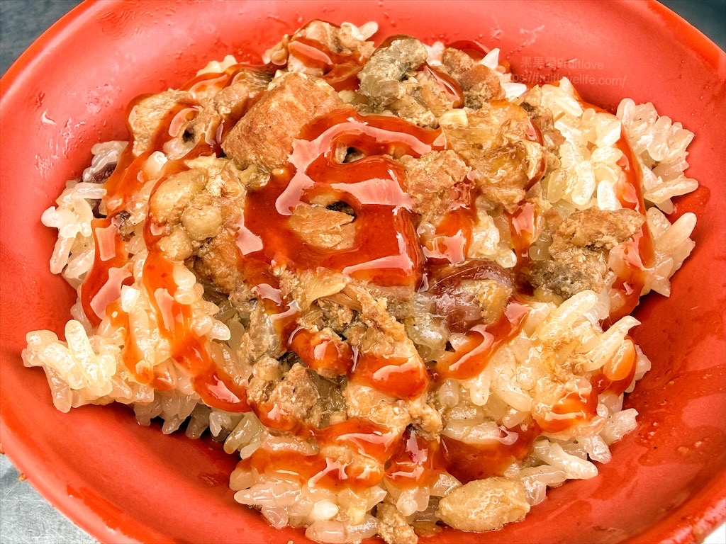 北港阿等土豆油飯|雲林北港油飯，朝天宮附近超人氣古早味，不油膩土豆油飯與必點炸物小吃 @果果愛Fruitlove
