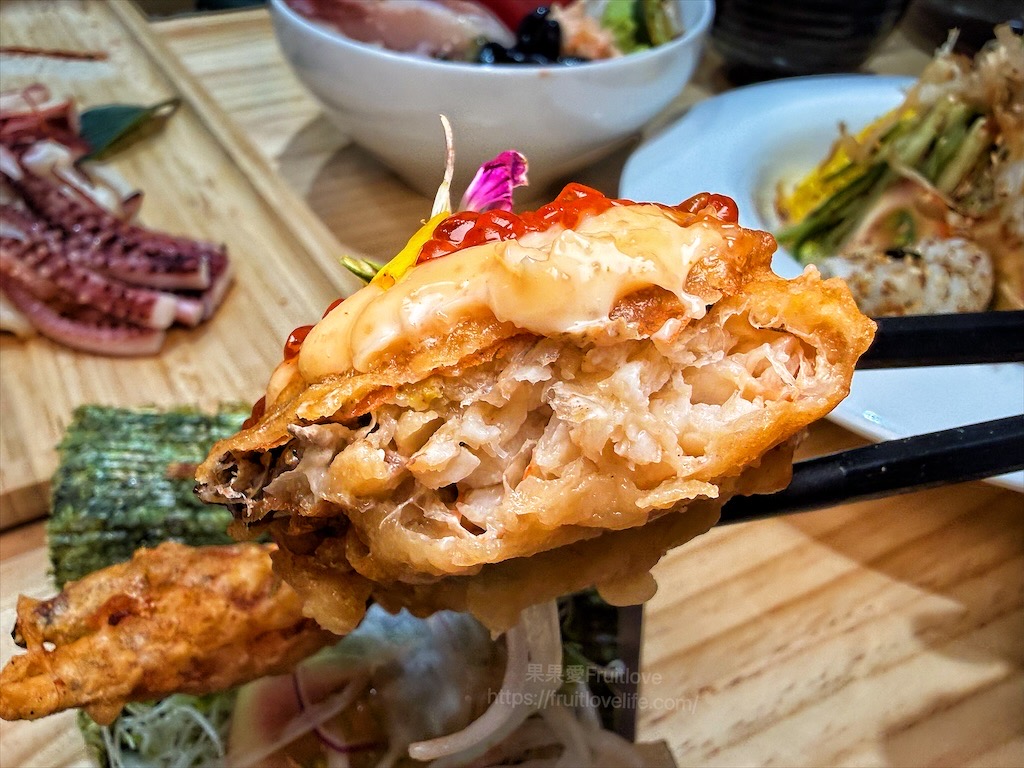 喬八丼飯|台中大里平價日本料理，生熟丼、刺身、炸烤物，無低消續飯湯吃到飽、壽星送生魚片蛋糕，寵物友善 @果果愛Fruitlove