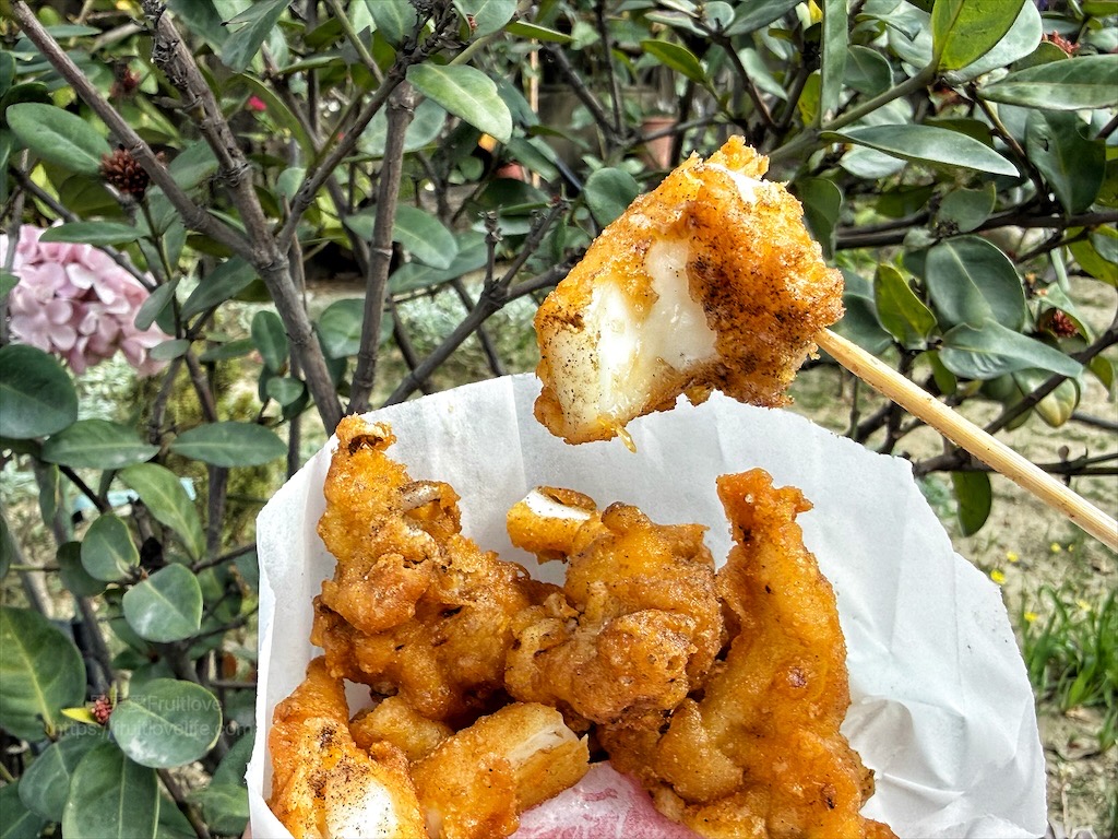 港墘蚵嗲|嘉義東石蚵嗲推薦，在地很低調的蚵嗲小吃店，蚵嗲外酥內餡豐富，下午茶點心首選 @果果愛Fruitlove