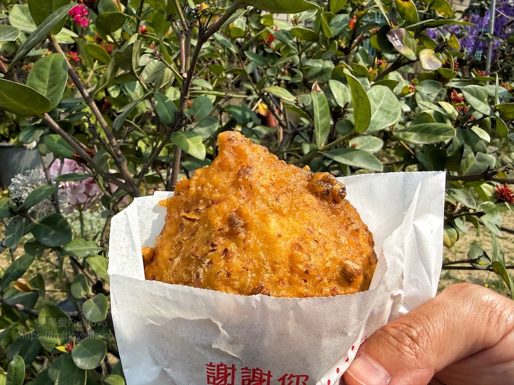 港墘蚵嗲|嘉義東石蚵嗲推薦，在地很低調的蚵嗲小吃店，蚵嗲外酥內餡豐富，下午茶點心首選 @果果愛Fruitlove
