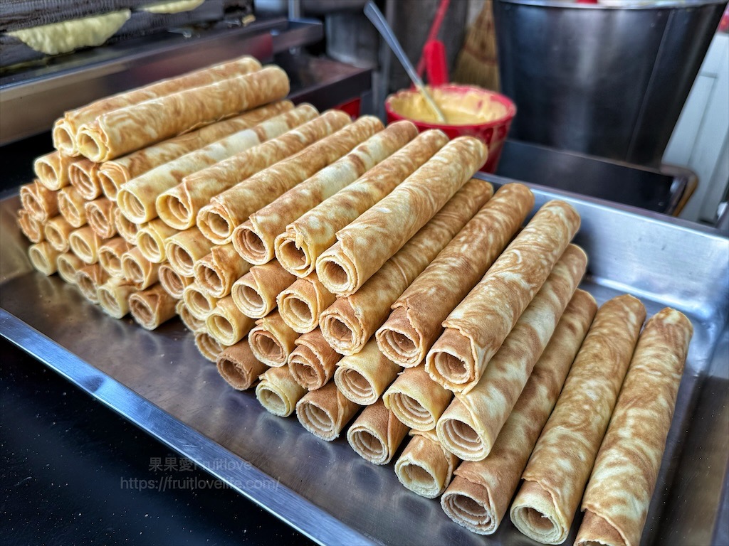 鴻福手工蛋捲|雲林北港朝天宮旁手工蛋捲，10種口味選擇，在地人推薦的伴手禮 @果果愛Fruitlove