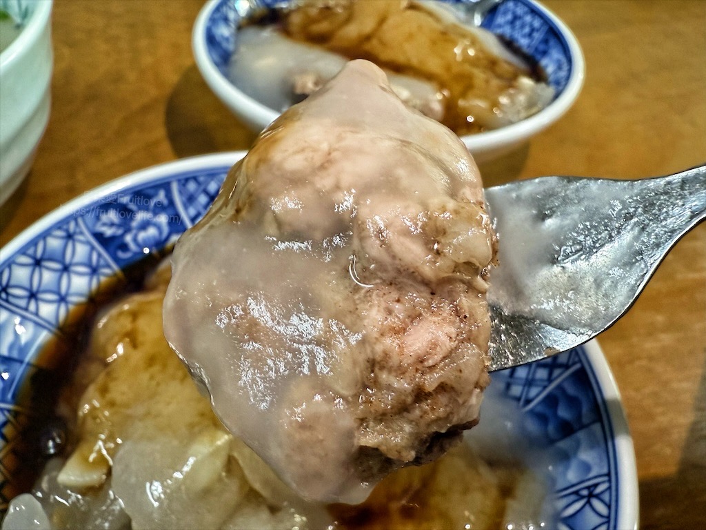 阿開肉圓|南投埔里肉圓，傳承超過60年的手工肉圓，Q彈外皮、扎實內餡，別忘了加大骨湯唷! @果果愛Fruitlove