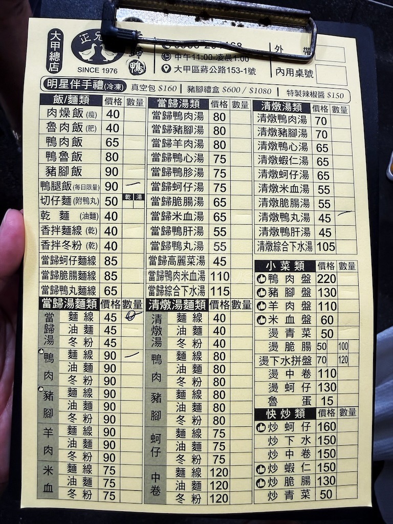 台中大甲當歸鴨｜正兄弟當歸鴨：鎮瀾宮旁飄香50年老字號美食，必吃當歸鴨麵線、豬腳麵線及限量鵝腿飯 @果果愛Fruitlove