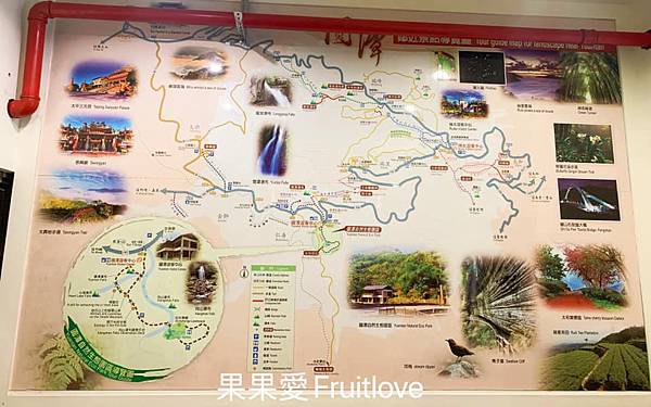 圓潭生態園區⟩嘉義梅山景點/寵物友善景點-欣賞台灣中海拔溪谷地形的最棒的地點，輕鬆就可以享受芬多精 @果果愛Fruitlove