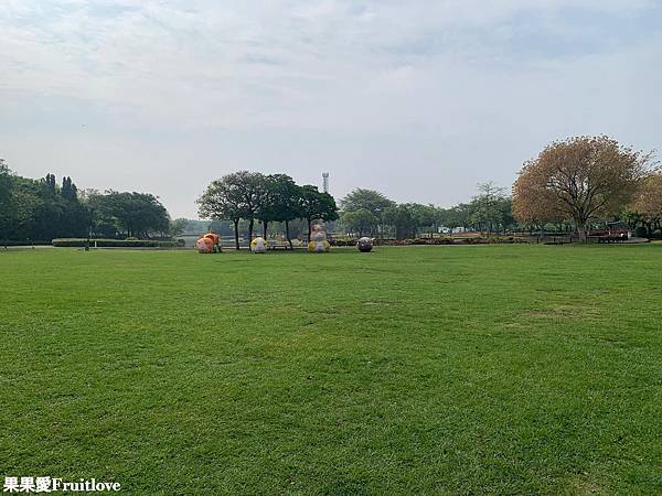 彰化景點-溪州公園親子草地野餐、餵魚，賞花，還有滿滿芬多精的森林步道 @果果愛Fruitlove